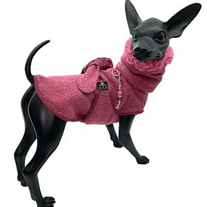 Wickeljacke WOOLY mit Fellkragen